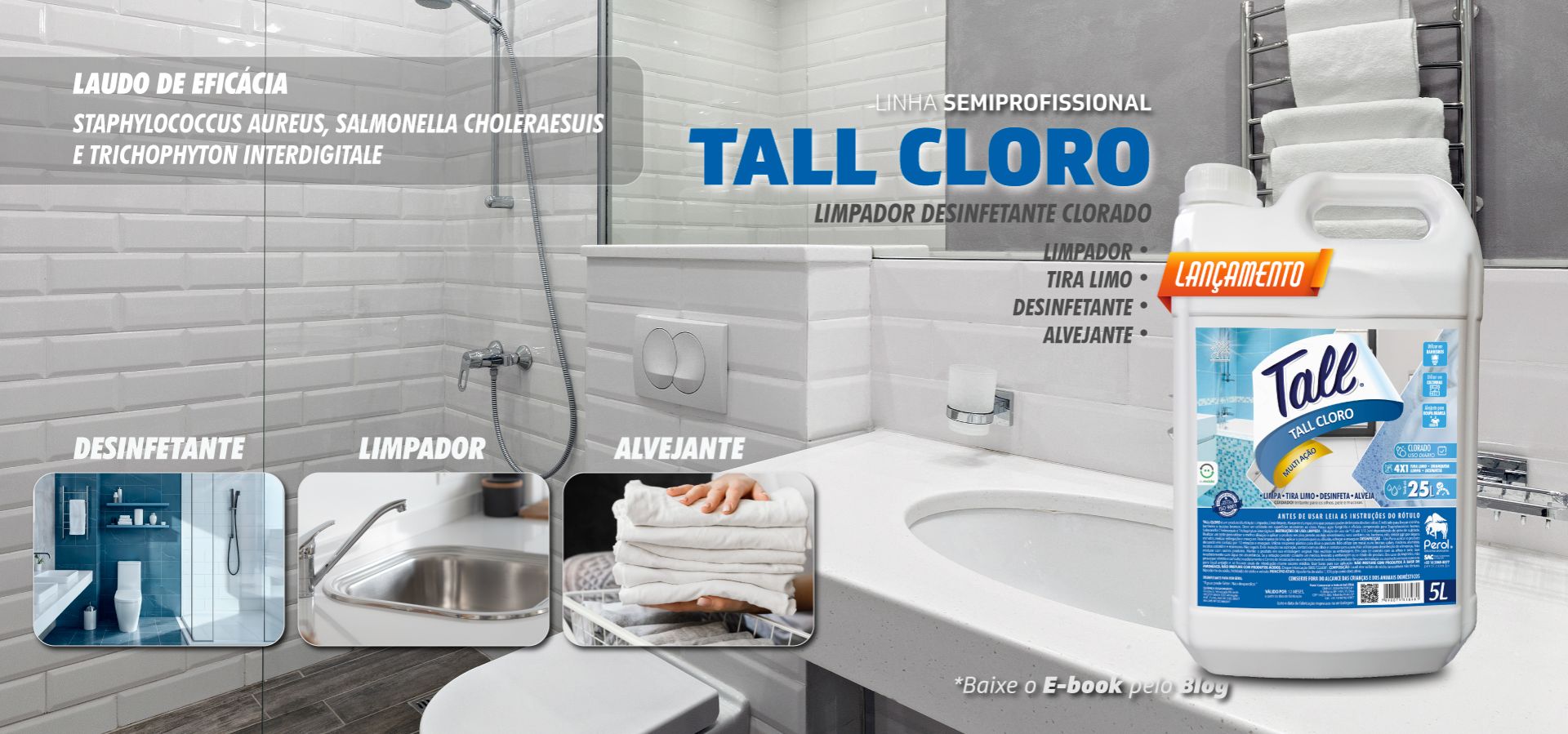 Tall Cloro - Limpador Desinfetante Clorado